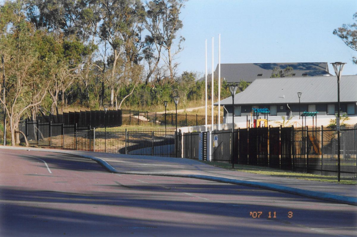 Fencing on an early community project, Nov 2007