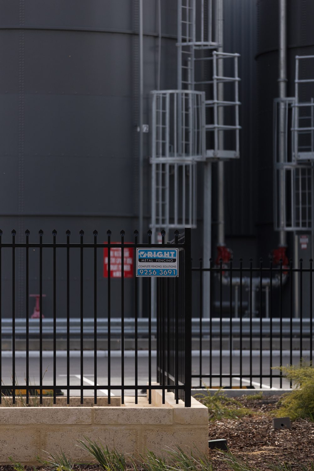 Garrison fencing and gates at the Altis Hazelmere site, Lot 59 Bushmead Road